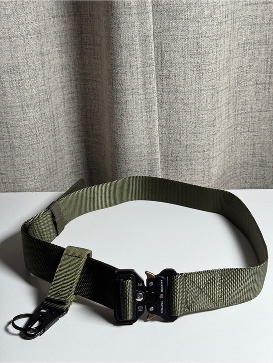 Accessories - Fairwin Tactical Belt Olive Green Quick Release Buckle with Keychain